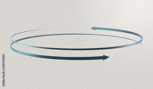 Bild auf Leinwand Simple and various 3d arrows