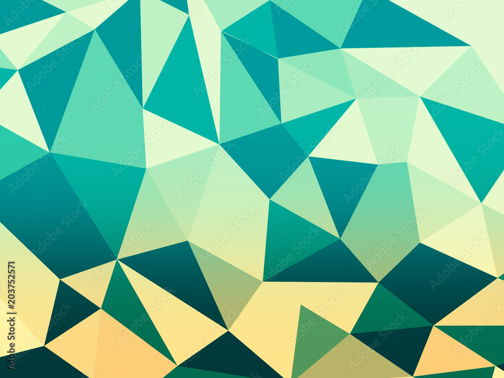 Fototapeta premium Polygon Maze