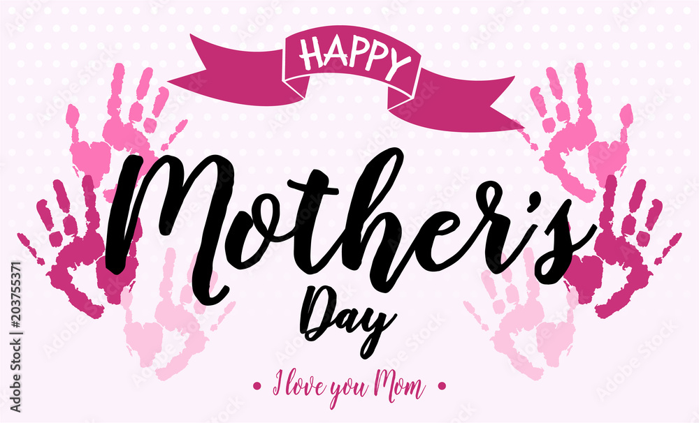Happy Mother's Day greeting card or background. vector illustration. Happy Mother's Day greeting card or background. vector illustration.