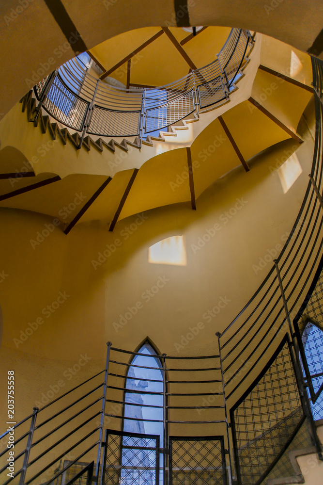 Fototapeta premium Circular staircases in Barcelona
