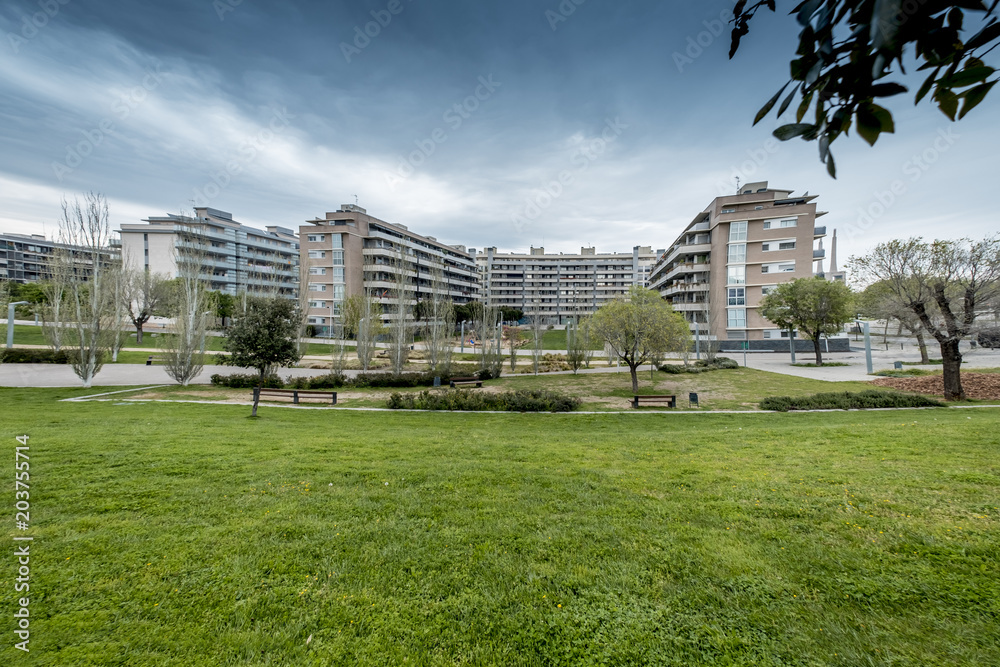 Fototapeta premium building in barcelona