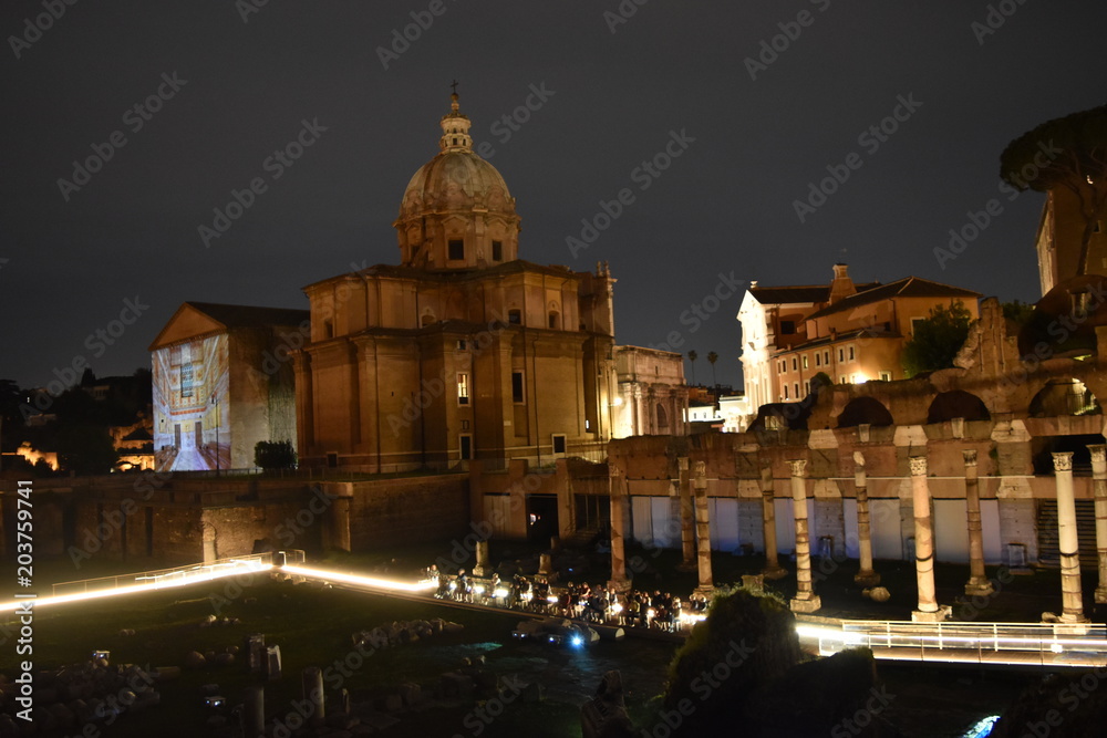 Rome de nuit 