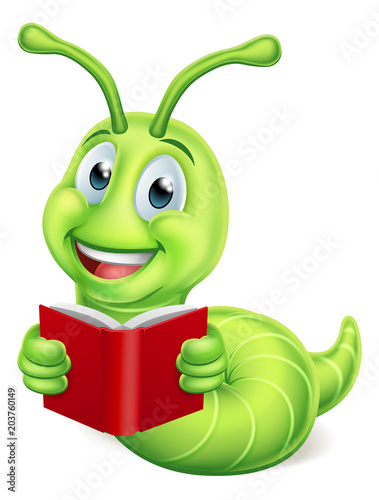 Bookworm Caterpillar Worm Reading