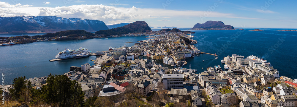 Canvas Print Ålesund