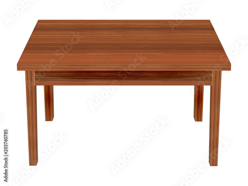 Wooden table.Vector Illustration.EPS10.