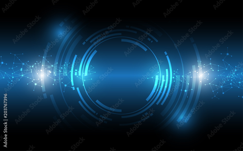 Abstract technology background Hi-tech communication concept innovation background vector illustration Abstract technology background Hi-tech communication concept innovation background vector illustration