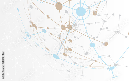 Global network connection abstract technology background global business innovation concept