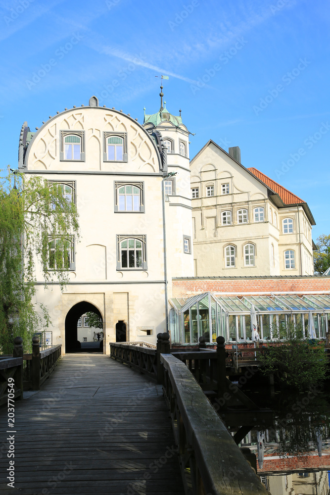 The historic Castle Gifhorn in Lower Saxony, Germany, today the city hall of Gifhorn