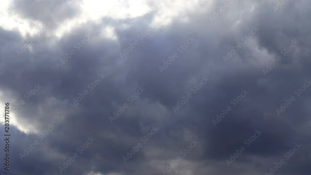 Cumulus clouds floating in the sky. time-lapse Cumulus clouds floating in the sky. time-lapse