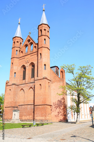 The medieval St. Mary Church in Kyritz, Brandenburg, Germany photo