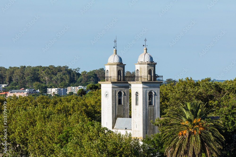 Obraz premium View from the lighthouse of the city of Colonia del Sacramento, Uruguay
