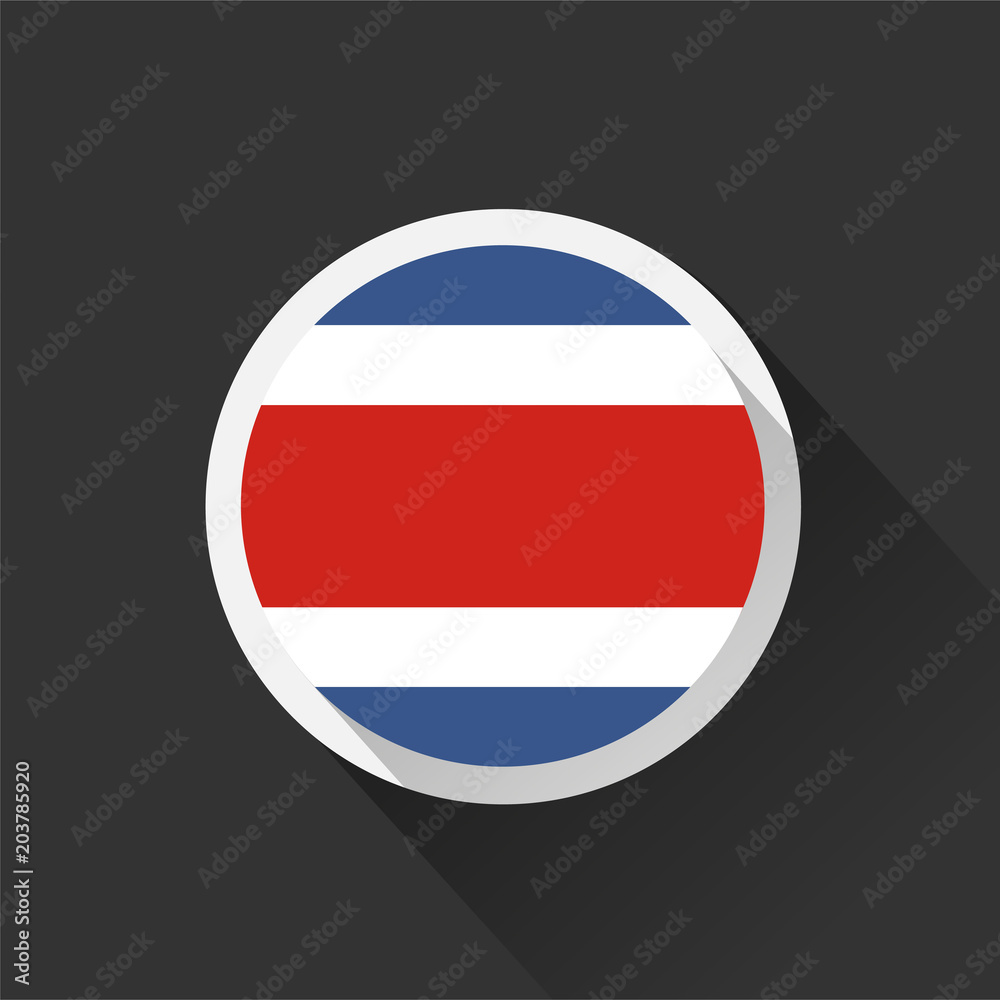 Costa Rica national flag on dark background. Costa Rica national flag on dark background.