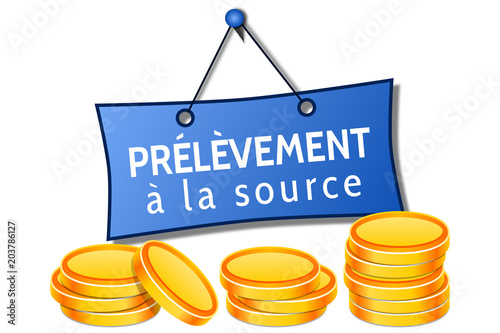 Pancarte Prélèvement à la Source