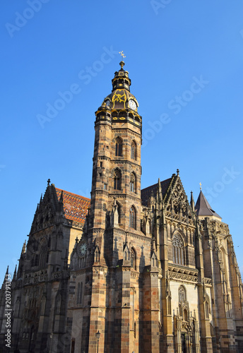 Gothic St Elisabeth Cathedral in Kosice, Slovakia