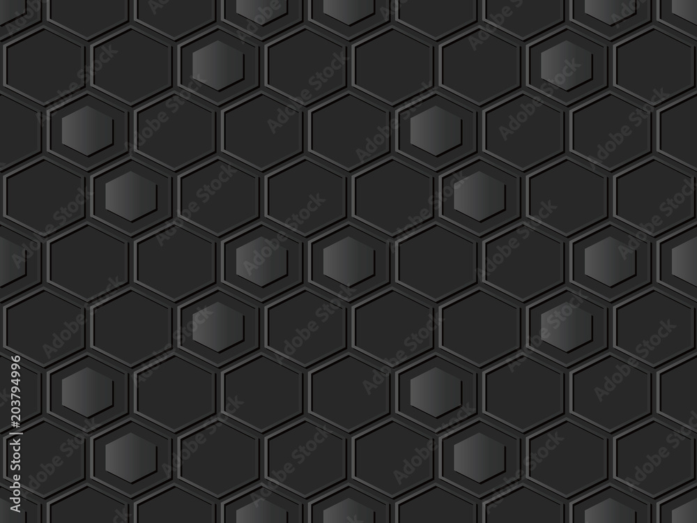 3D dark paper art Hexagon Cross Polygon Frame 3D dark paper art Hexagon Cross Polygon Frame