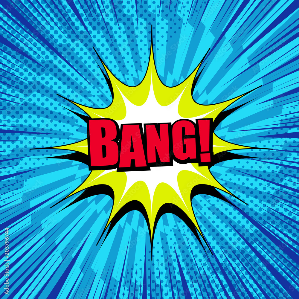 Obraz premium Comic book page concept