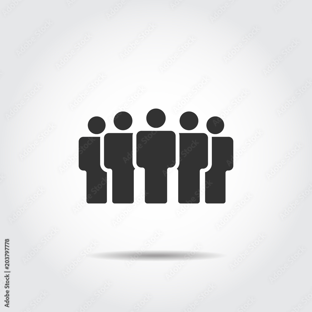 People Icon work group Team Vector People Icon work group Team Vector