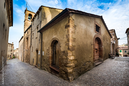 Bibbona in the Val di Cecina, Livorno, Tuscany, Italy - the parish church of Sant'Ilario