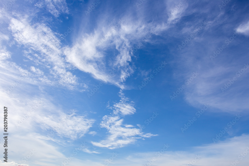 Blue sky background with clouds, background sky Blue sky background with clouds, background sky