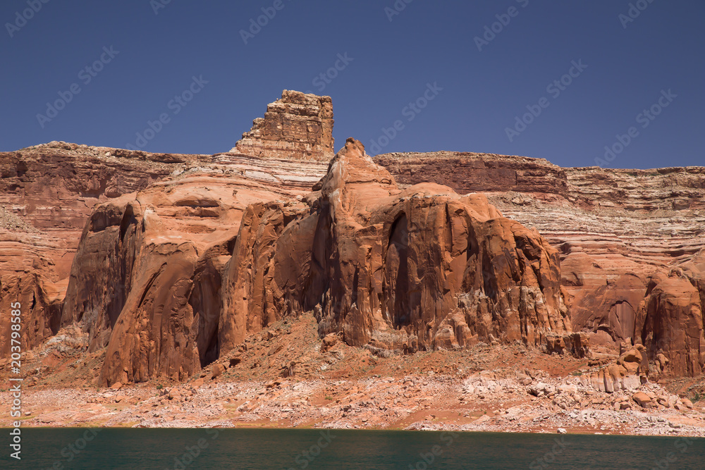 Fototapeta premium Lake Powell on the Utah and Arizona Border. 