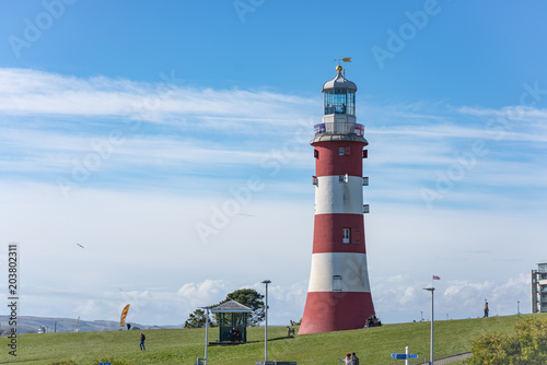 Smeatons tower on Plymouth Hoe photo