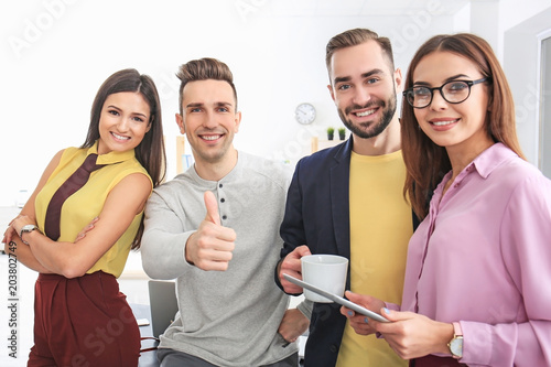 Group of young business wor...