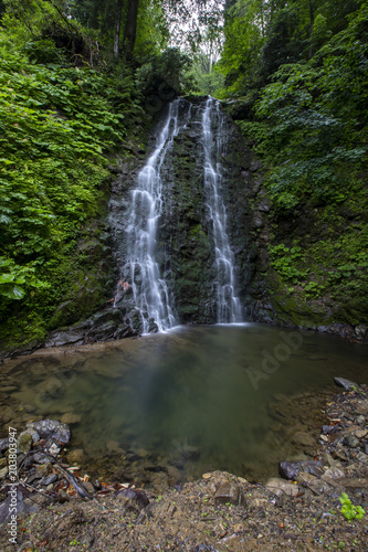 Double waterfall Artvin Turkey