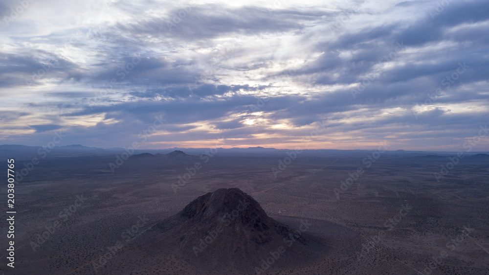 Desert Buttes, Buttes, Mountains, Desert, Mojave, Mojave Desert, Aerial, sunrise, sunset