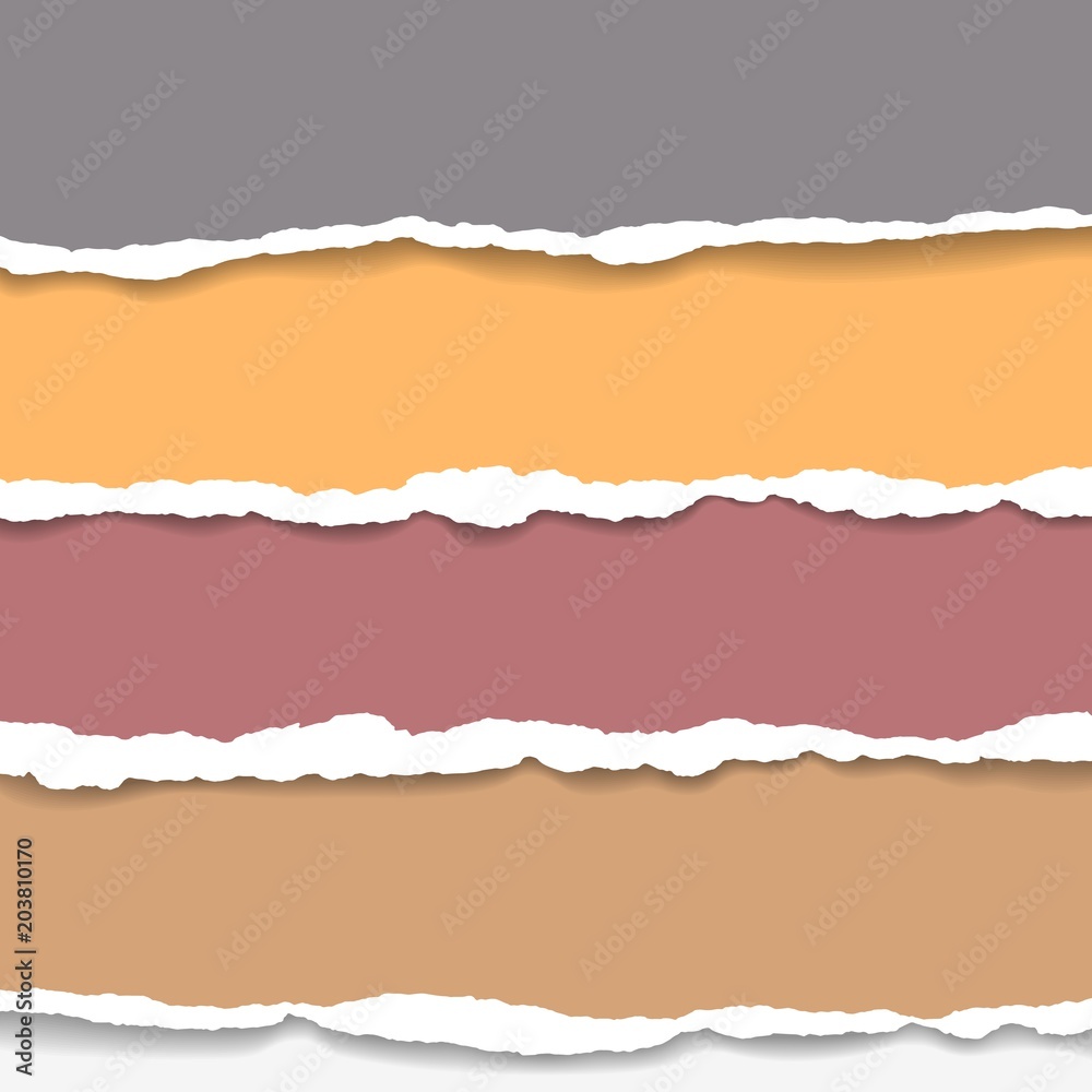 Torn paper background with space for text. Design illustration template vector for banner of web page, news feed, header label sheet. Card decoration element. Grunge texture of blank Torn paper background with space for text. Design illustration template vector for banner of web page, news feed, header label sheet. Card decoration element. Grunge texture of blank