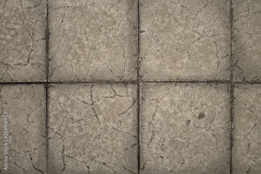 Fototapeta premium texture of old square paving slabs