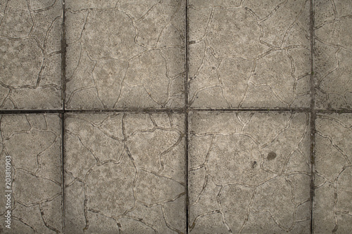 texture of old square paving slabs