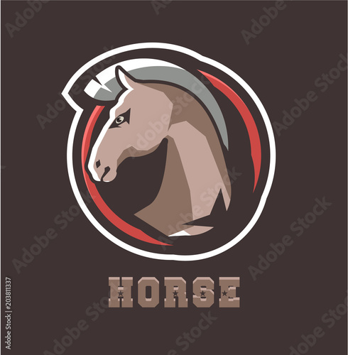 horse head emblem