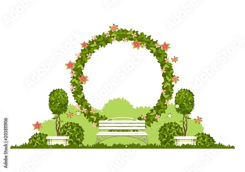 wedding arch vector