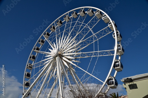 Giant Wheel at the Victoria and Alfred Waterfront in Cape Town, South Africa 
