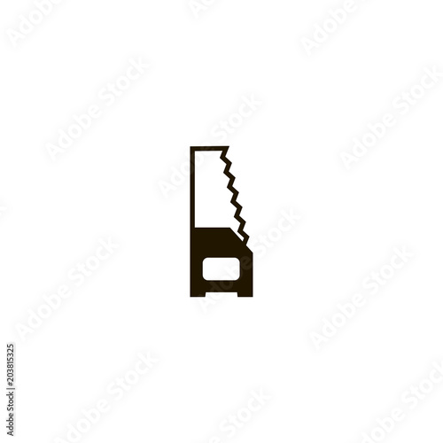 saw icon. sign design