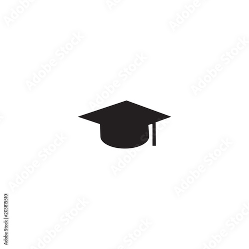 graduation hat icon. sign design