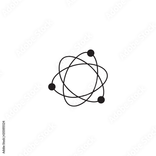 molecule icon. sign design