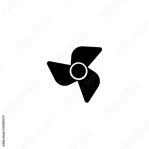 fan icon. sign design