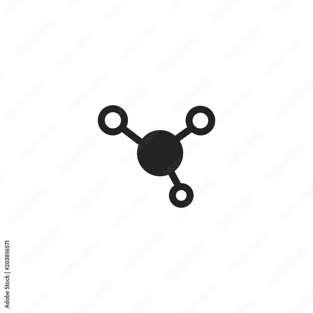 molecule icon. sign design molecule icon. sign design