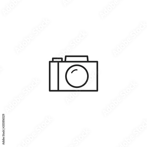 photo camera icon. sign design