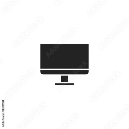 monitor icon. sign design