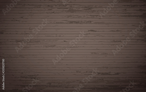 Grey wooden planks, table floor surface. Cutting chopping board. Wood texture. Vector illustration.
