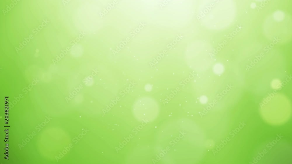De-focused green background De-focused green background