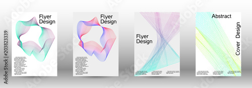 A set of creative sound backgrounds with linear.