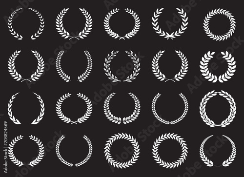 Laurel wreaths collection