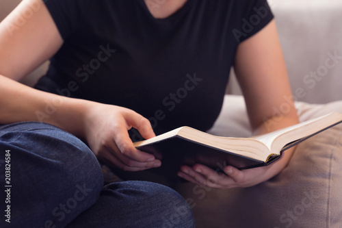 Her Bible Study Devotional Time