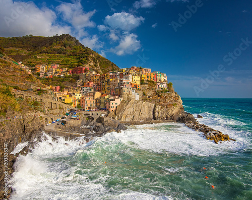 View on Manarola, Cinque Terre