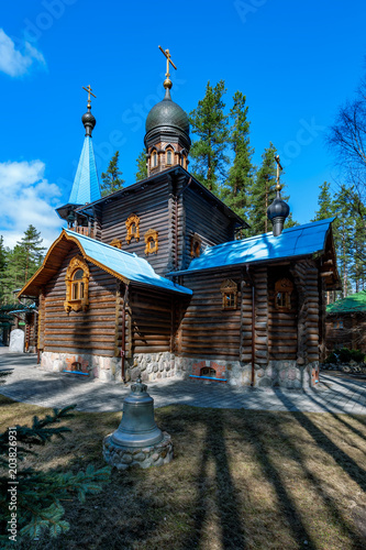 Church of Our Lady Konevskaya. Leningrad region, Russia.