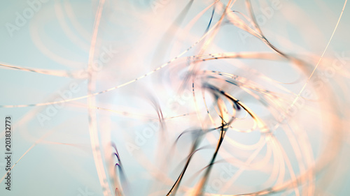 bokeh of light abstract sky Boken background 3d Illustration 3d render 