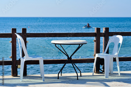 view of the sea from the terrace